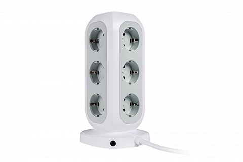 15 in 1 European Multi Plug Extension Tower