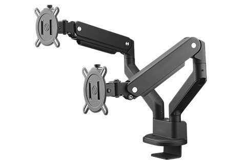 One For All Monitor arm, solid | Dual (13 – 35) - Black