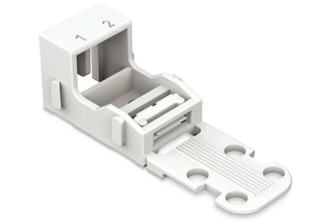 Mounting Adapter For 221. | White (4 mm²) - 2-Conducter terminal
