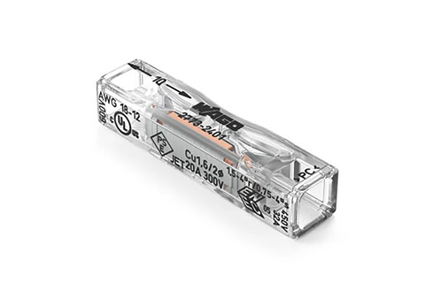 PUSH WIRE Inline spring splicing connector (0,2 - 4 mm²)