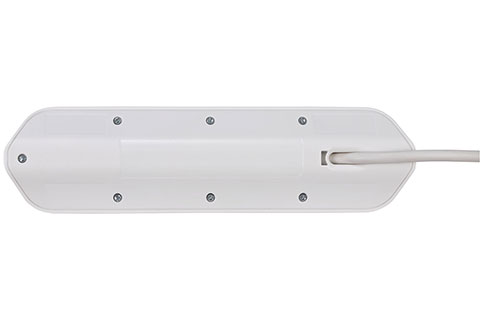 Corner power strip, 4-way with USB charging function