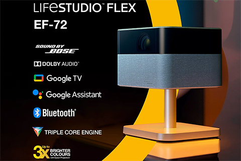 Epson EF-72 Lifestudio Flex 4K home cinema projector (LCD, 30 – 150) - Lifestyle