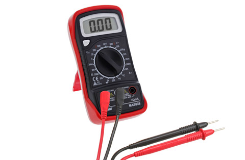 Digitalt Multimeter, red