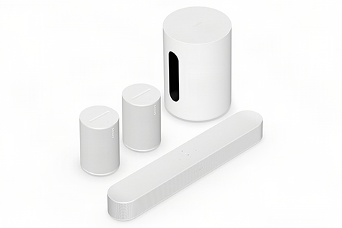 SONOS Beam Gen2 with Sub Mini and Era 100 SL - White