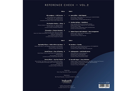 LP: Canton - Reference Check - Vol. 2 | Virgin Vinyl (2x 180g vinyl LP) - Back