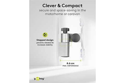 TV wall mount for caravans Tilt M (13–43) - Lifestyle