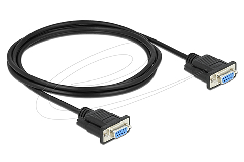 DeLOCK Serial Cable RS-232 D-Sub9 female - female | 2 meter