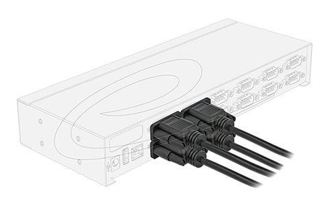 DeLOCK Serial Cable RS-232 D-Sub9 female - female | 2 meter