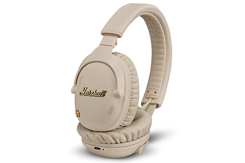 Marshall Monitor III headphones, Cream