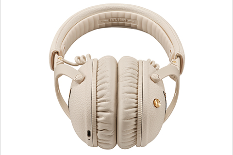 Marshall Monitor III headphones, Cream