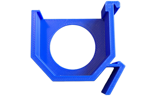 3DP DIN Rail Mount for Shelly Components - Blue
