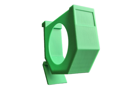 3DP DIN Rail Mount for Shelly Components - Green