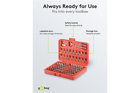 Bit holder set - 100 pcs. - Lifestyle