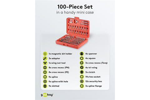 Bit holder set - 100 pcs. - Lifestyle