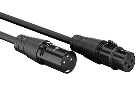 Balanced XLR audio cable XLR male (3-pin) > XLR female (3-pin)