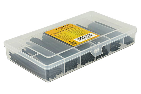 Heat shrink tube box 100 pcs. | Black (100mm)