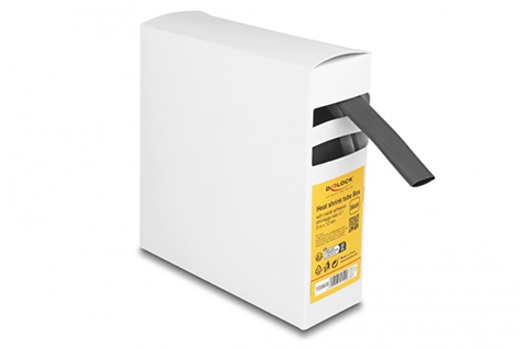 Heat shrink tube box | Black (7m x 16mm)