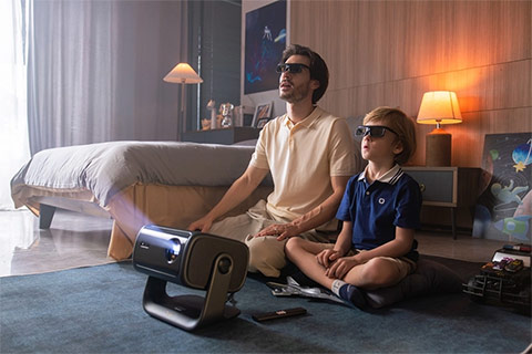 Dangbei MP1 4K Max Smart Projector (Triple Laser + LED) - Lifestyle