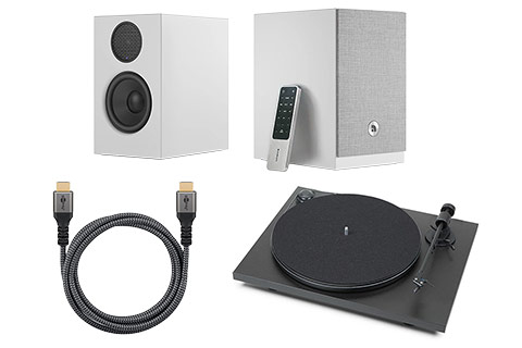 All inclusive Stereo System Bundle - White