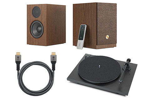 All inclusive Stereo System Bundle - Walnut