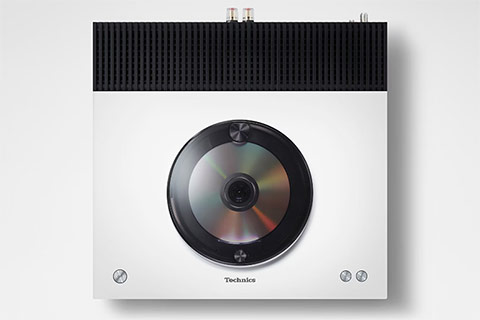 Technics SA-C600 network- and CD-receiver - White - Top
