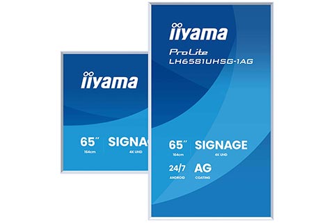 iiyama 4K UHD signage monitor | 65