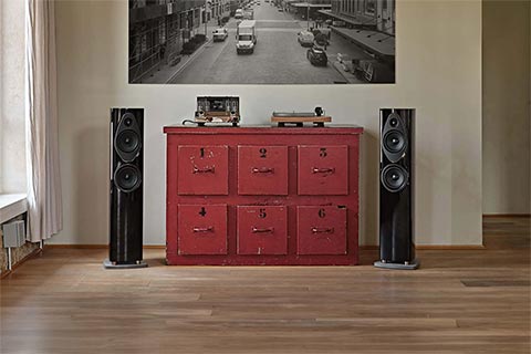Sonus faber Sonetto III G2 floorstanding speaker - Lifestyle