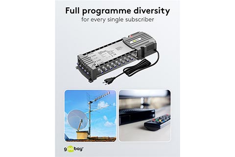 Sat Multiswitch 5 Inputs/16 Outputs - Lifestyle