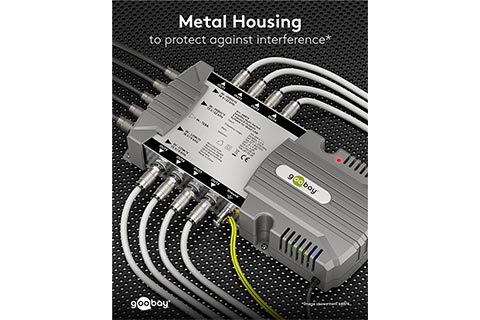 Sat Multiswitch 5 Inputs/16 Outputs - Lifestyle