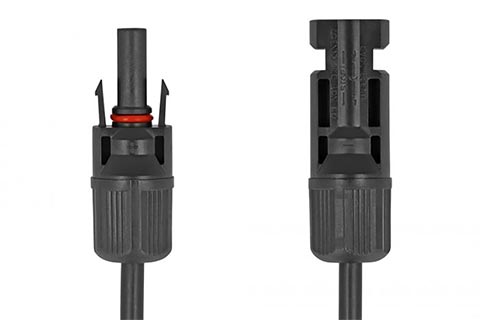 DeLOCK DL4 Solar Cable Male - Female | Black | 2 meter (6 mm²)