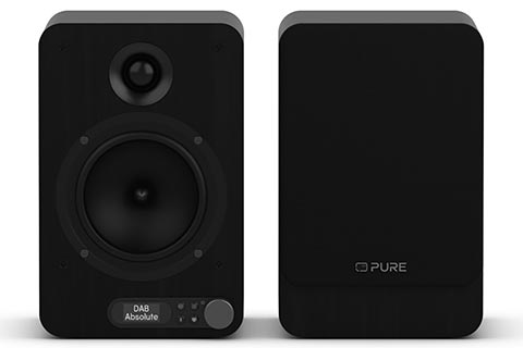 Pure Classic active Stereo system (FM/DAB+, Internet Radio,CD, BT) - Black