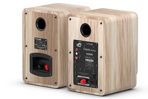 Pure Classic active Stereo system (FM/DAB+, Internet Radio,CD, BT) - White - Back