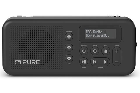 Pure Elan Move Pocket Size FM/DAB+ Radio with Bluetooth - Black