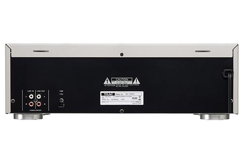 Teac W-1200 dobbelt kassette båndoptager med USB - Sillver