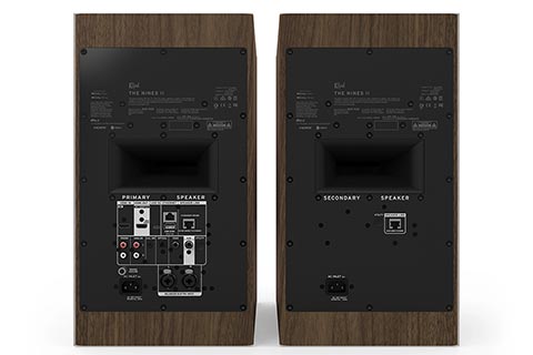 Klipsch The Nines II Powered monitor - Walnut - Back