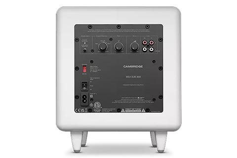 Cambridge Audio MSX Sub 300 Active Subwoofer - White - Back