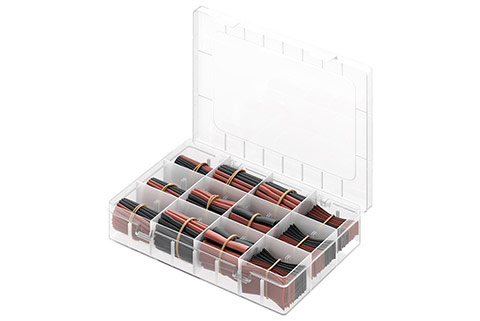 Heat shrink tube box set, 560 pcs. (45 mm.)