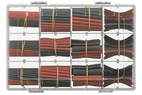 Heat shrink tube box set, 560 pcs. (45 mm.)