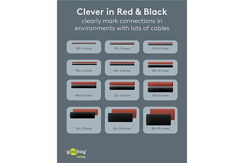 Heat shrink tube box set, 560 pcs. (45 mm.) - Lifestyle