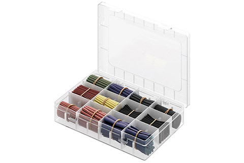 Heat shrink tube box set, 560 pcs. (45 mm.)