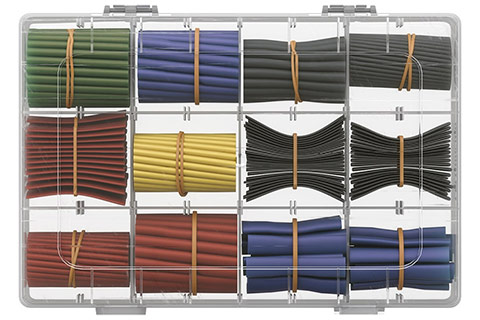 Heat shrink tube box set, 560 pcs. (45 mm.)