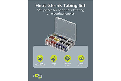 Heat shrink tube box set, 560 pcs. (45 mm.) - Lifestyle