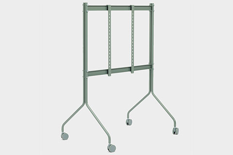 Pedestal Moon Rollin´ TV stand with wheels - Mossy Green