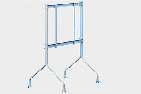Pedestal Moon Rollin´ TV stand with wheels - Powder Blue
