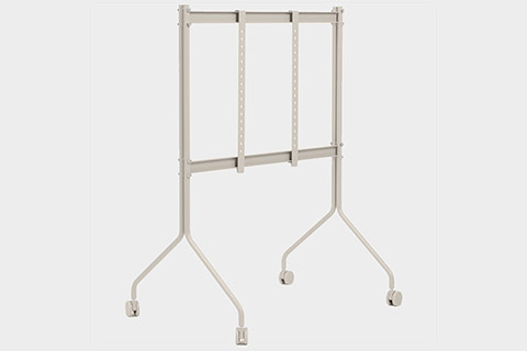 Pedestal Moon Rollin´ TV stand with wheels - Oat