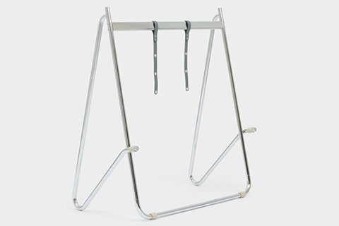 Pedestal Bloom TV Stand - Chrome