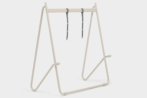 Pedestal Bloom TV Stand - Oat