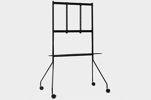 Pedestal Moon Pro TV Stand With Wheels - Charcoal