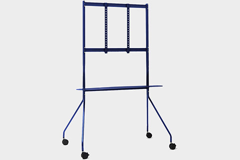 Pedestal Moon Pro TV Stand With Wheels - Ultra Marine