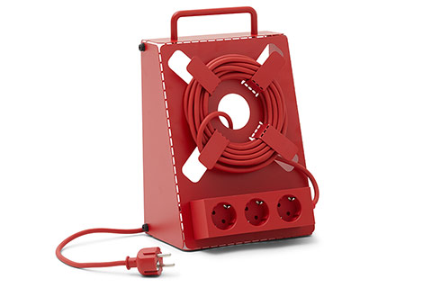 Pedestal Cable Stand Cable holder - Fire Red